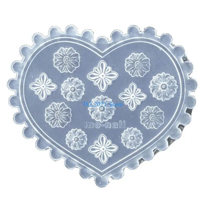 

G5GC Art Silicone Mold Flower Star Floral Template Jewelry Making Tools Decor