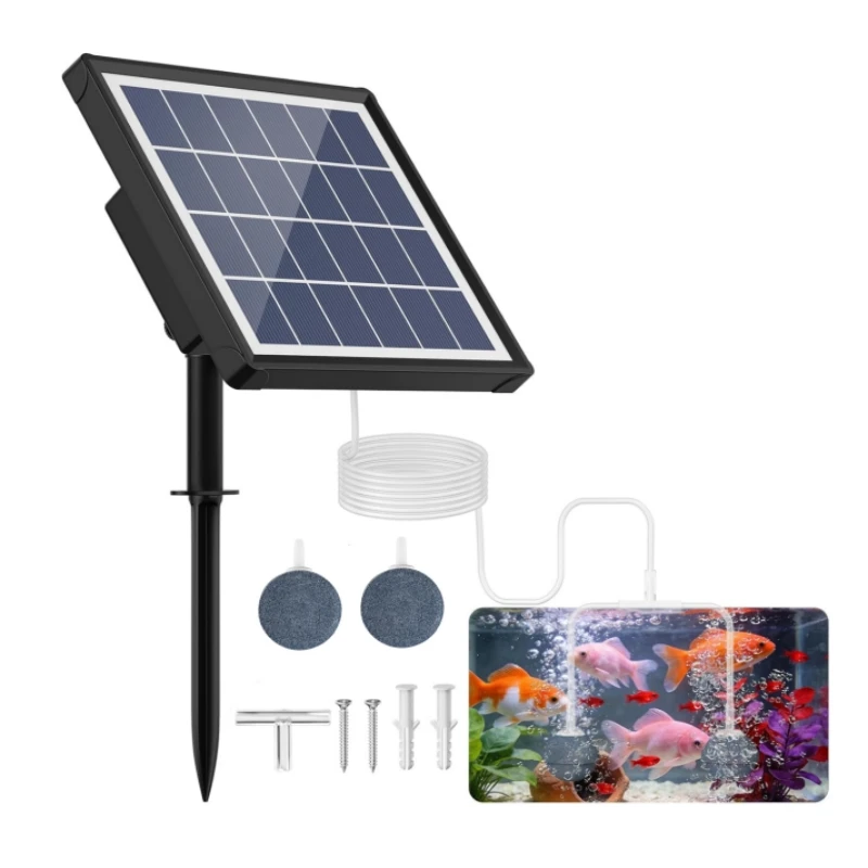 Solar Powered Pond Aerator Solar Pond Pump Aquarium Aerator Air Bubbler Aquarium Bubbler Pump Pond Aerator Solar Air Pump Fish