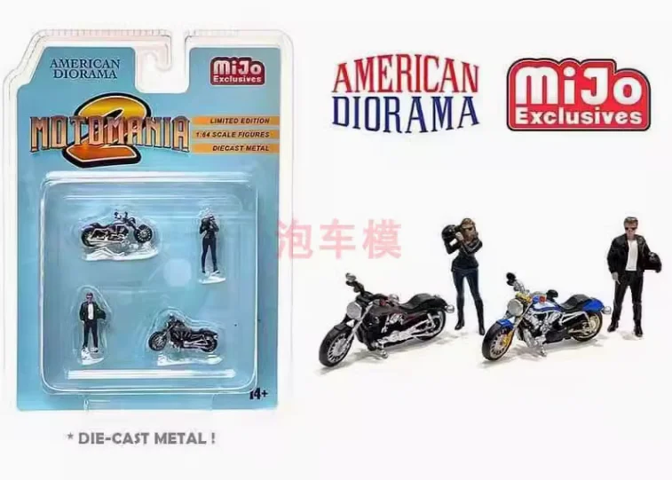 American Diorama 1:64 Motormania 2 Collection of alloy figure car decoration gift