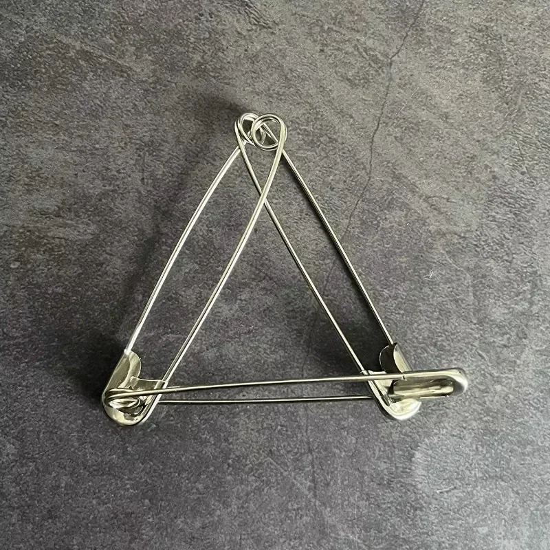 การเชื่อมโยงคลิป Magic Tricks Visual สามการเชื่อมโยง Pins การเจาะคลิป Magia Close-up Street Illusions ลูกเล่น Mentalism Props