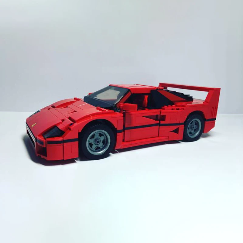 

Classic Racing 10248 F40 Compatible MOC-10567 Sports Car 1158PCS Splicing Assembly Building Block Toy Model DIY Kids Gift Gift