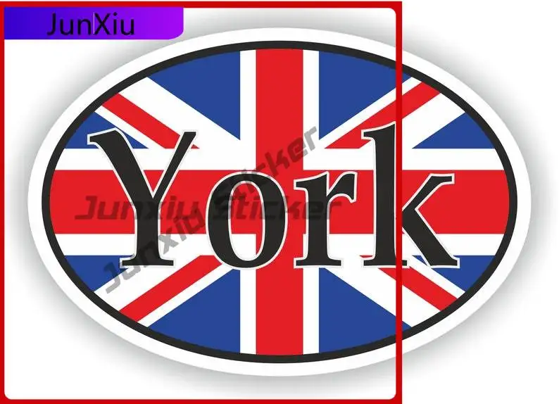 

York United Kingdom UK City Funny Boat Bumper Waterproof Car Modification Vinyl Decal For Car Truck SUV Window Bumper Laptop