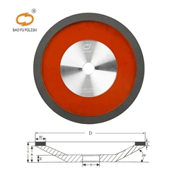 Resina Diamante Rebolo, Tungsten Steel Cutter, Afiador de facas, Acessórios Moedor, Disco de lixamento, Ferramenta Abrasiva para Metal, 150mm