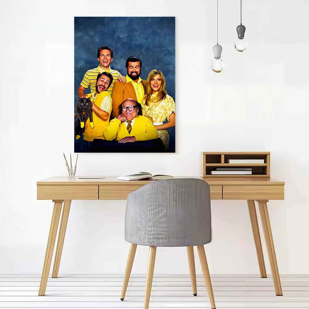 Its Always Sunny in Philly Printed Canvas Wall Art Customizable Paintings Poster Perfect Gift for Painting Room Ornaments Mural