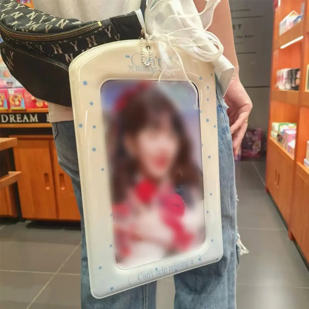 

1 Pcs Photocard Case Card Cover Korean Idol Photocard Holder Giant PVC Album Display A4 Colorful Photos Protective Cover