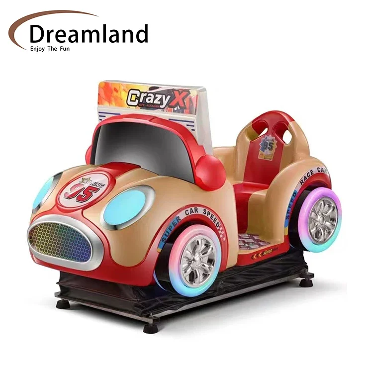 Dreamland 어린이용 3D 대화형 고 카트, 고화질 어린이 놀이기구, 동전으로 작동하는 자동차 흔들 기계, MP5, 2024 신제품