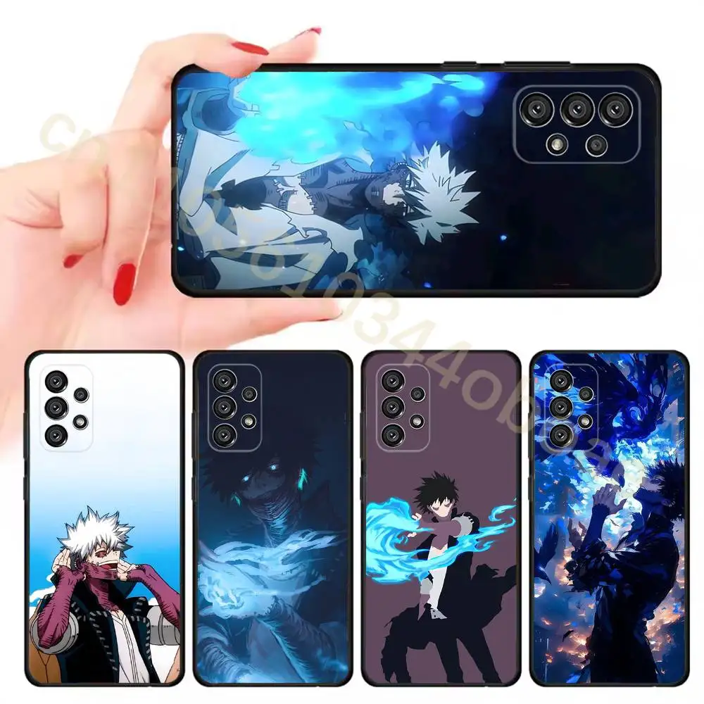 

Anime M-My Hero Academia Dabi Phone Case For Samsung Galaxy A13,21s,22,31,32,52,53,71,80,A91 Soft Black Shell