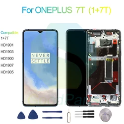 For ONEPLUS 7T Screen Display Replacement 2400*1080 GM1901, HD1900/1/3/5/7 1+7T LCD Touch Digitizer