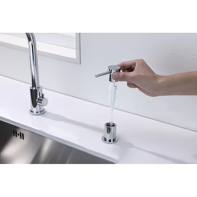 Newest Design Metal Invisible Automatic Foam Soap Dispenser for Bathroom Cabinet with Hotel Use