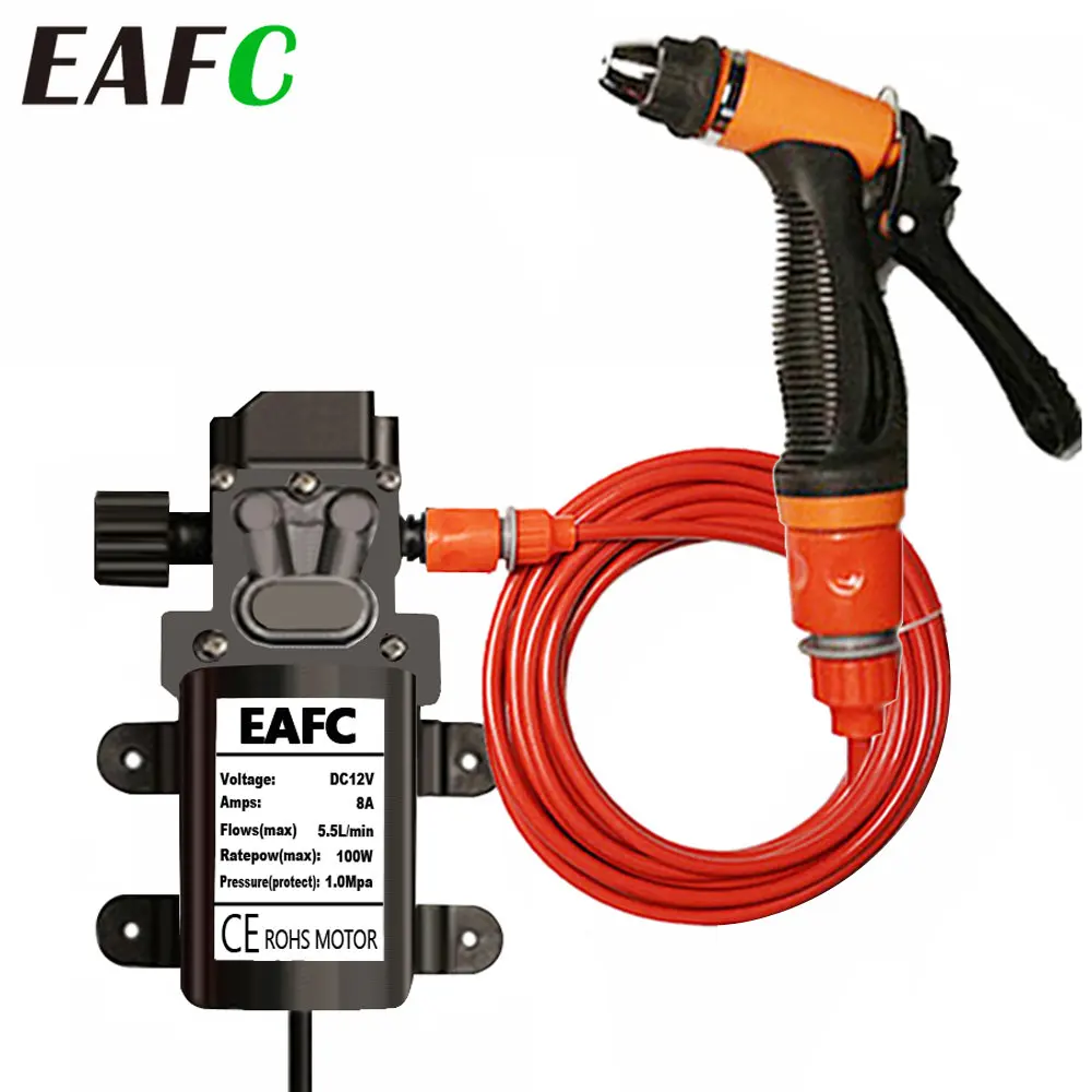 Car Wash 12V Car Washer Gun Pump High Pressure Cleaner Car Care Portable Washing Machine Electric Cleaning Auto Device