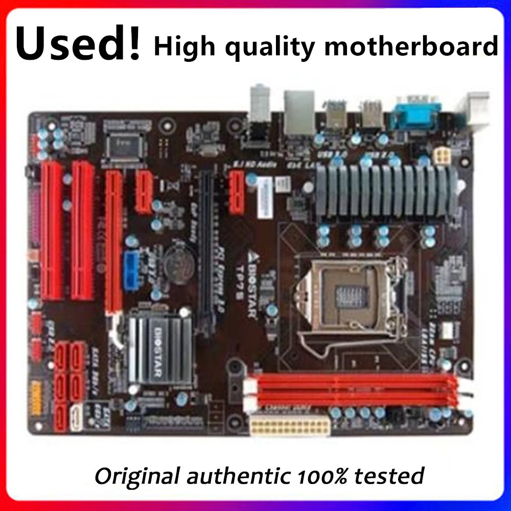 

For Biostar TP75 Computer Motherboard LGA 1155 DDR3 For Intel B75 B75M Original Desktop Used Mainboard