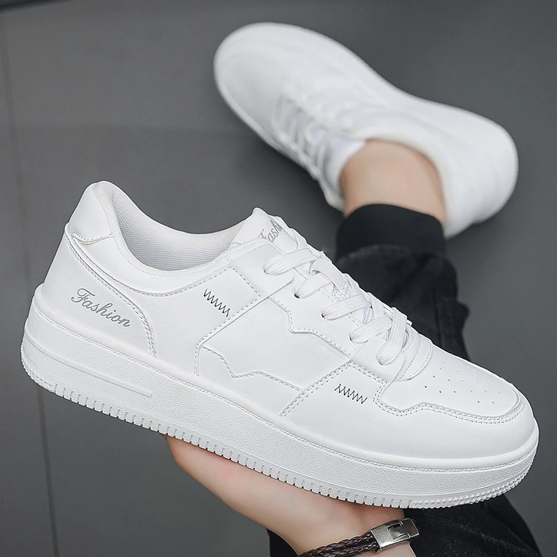 

Men's Multi-color Fashionable Niche Design Trend Brand Flat Low-top Round-toe Vulcanized Large-sized Lace-up Sneakers