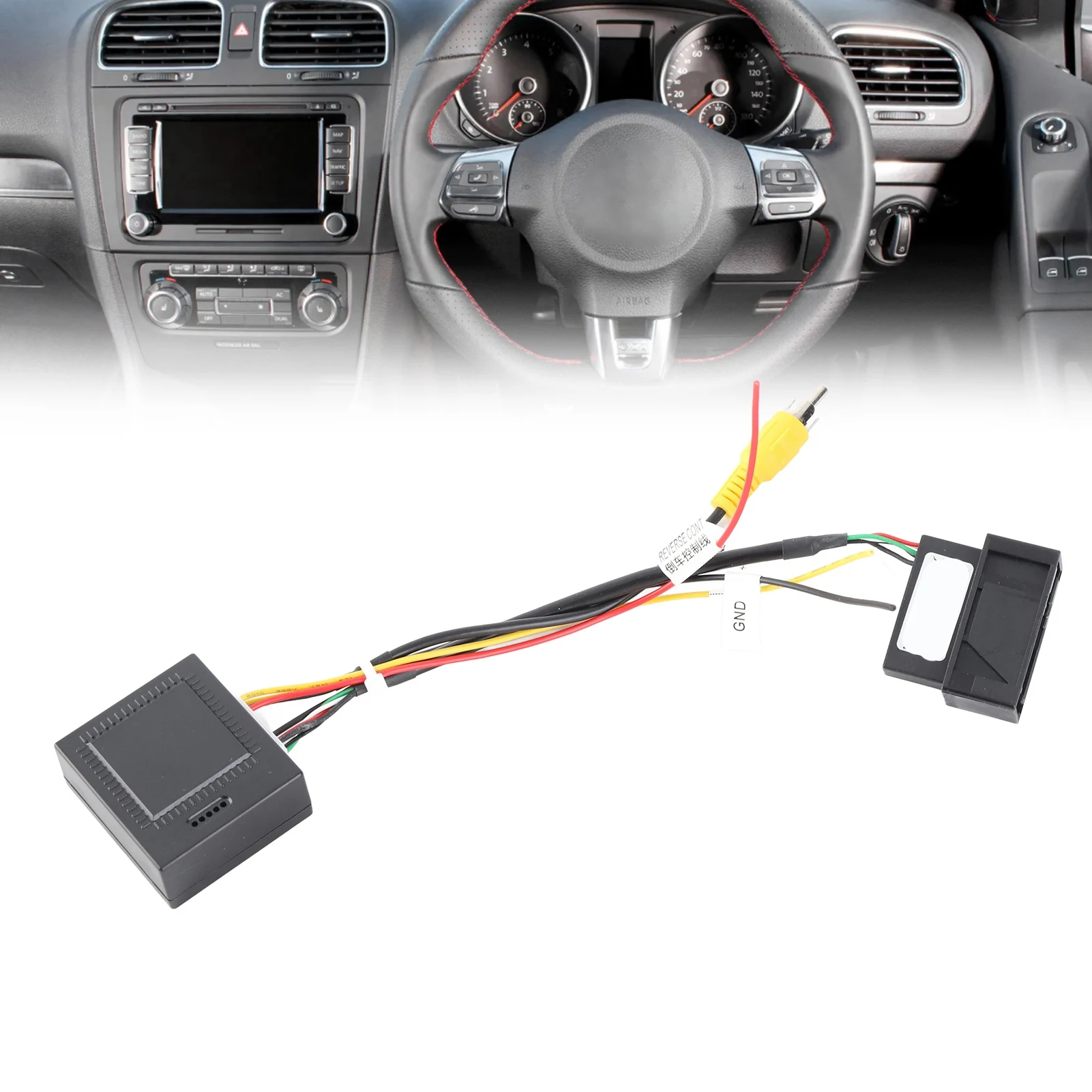 12V 5W RGB Converter Adapter Backup Camera Parts Audio Video Cable Audio Cable Adapter RGB Converter Video Converter Box