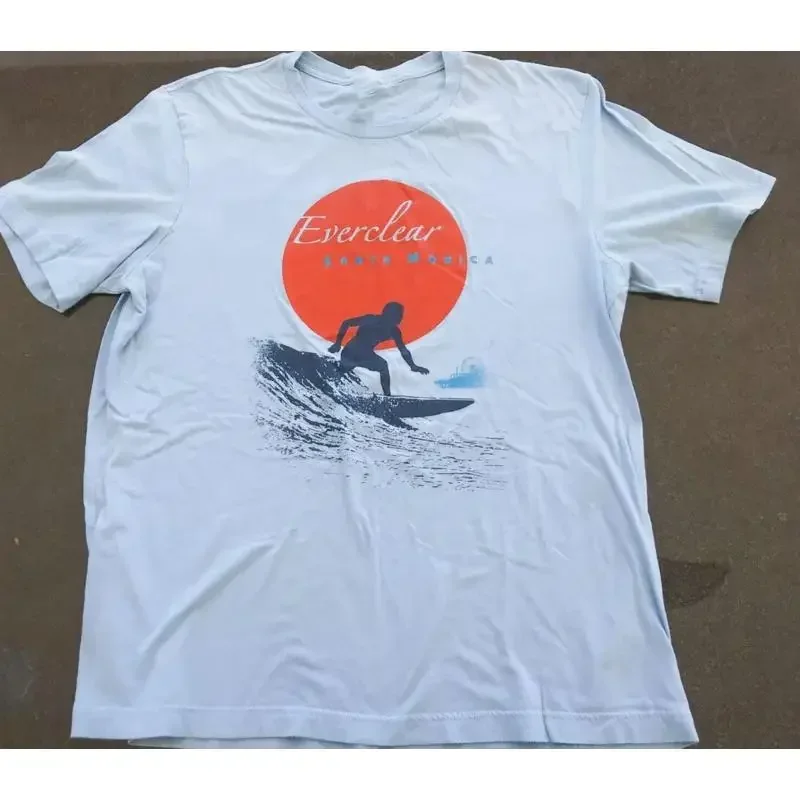 Everclear Band Santa Monica White Cotton T Shirt