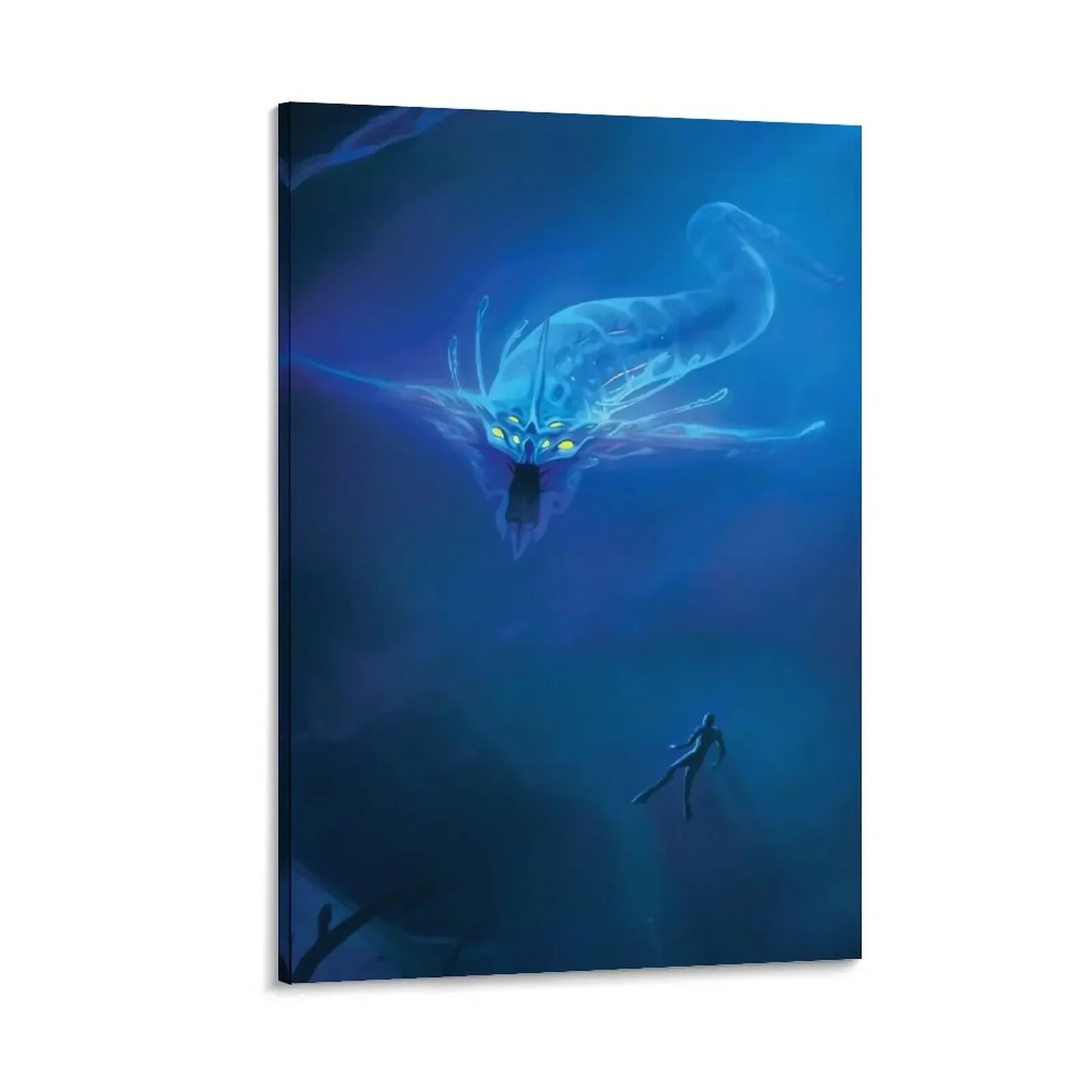 

Subnautica - Ghost Leviathan Canvas Painting poster aesthetic Decoration for bedroom posters for wall