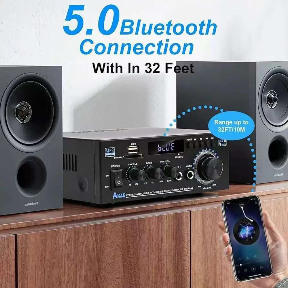 ak45-hifi-digital-power-amplifier-20ch-max-800w-bluetooth-50-mp3-player-mic-input-remote-control-for-home-car-speakers