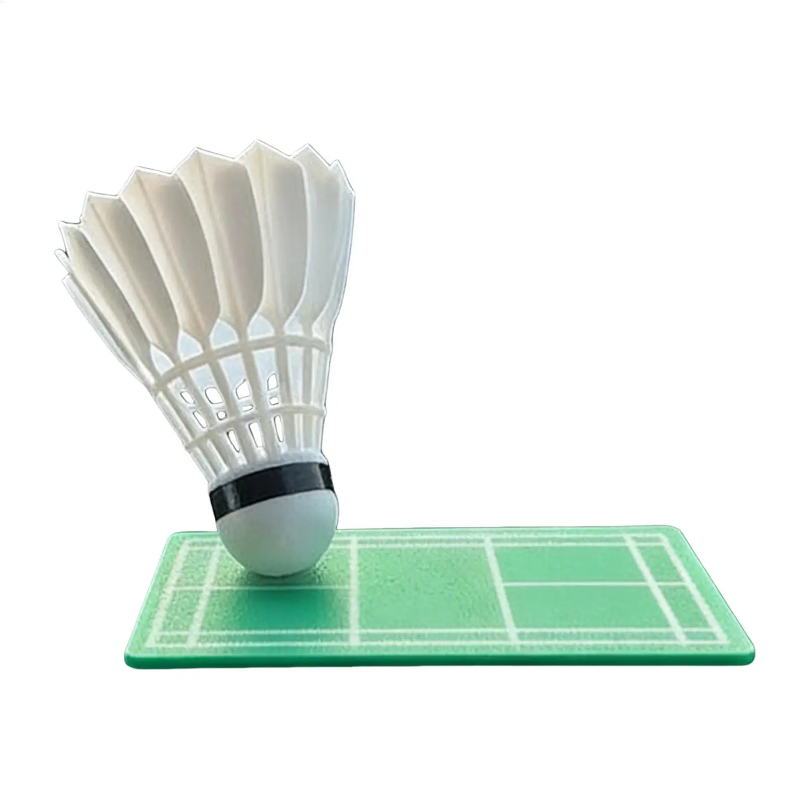 Car Dashboard Decorations Collectible Automotive Interior Decor Rotating Badminton Shuttlecock Car Decoration for Vehicles