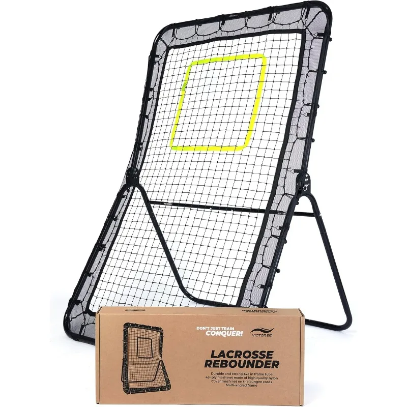 

Lacrosse Rebounder for Backyard - 6x4 Ft. Lacrosse Bounce Back Net, Volleyball Rebounder, Pitch Back Baseball Rebounder