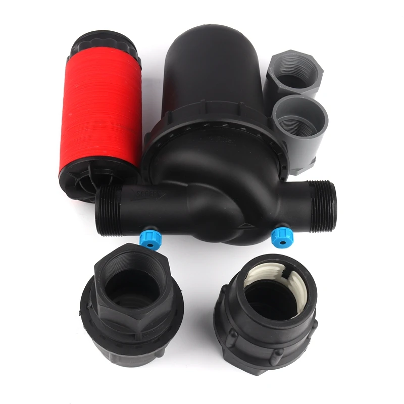 1.5 2 Inch Mesh120 T Type Disc Filter Laminated Agriculture Garden Cyclic Irrigation Fertilizatio Pump Aquarium Water Treatment