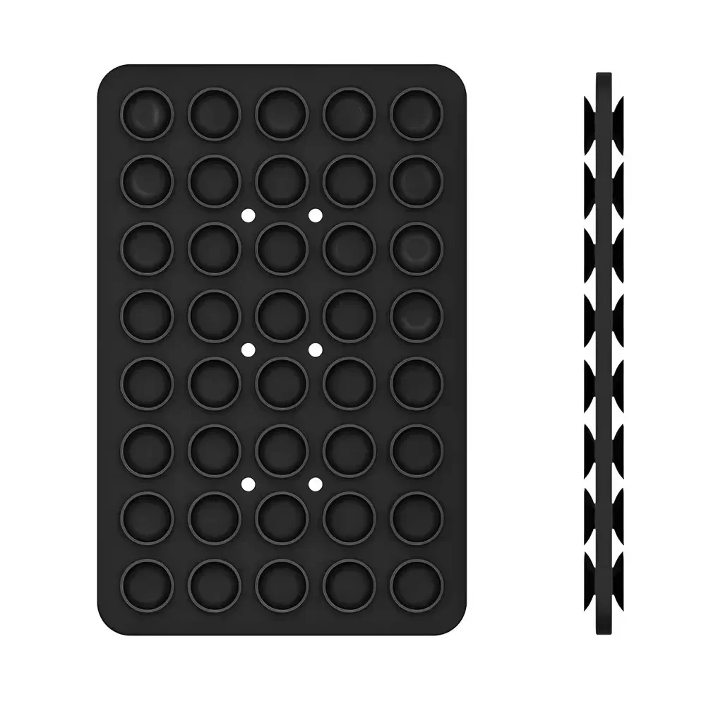 Siliconen dubbelzijdige zuignap Telefoonhouder Handsfree mobiele standaard Vliegtuigreizen Essentieel Compatibel met elke smartphone