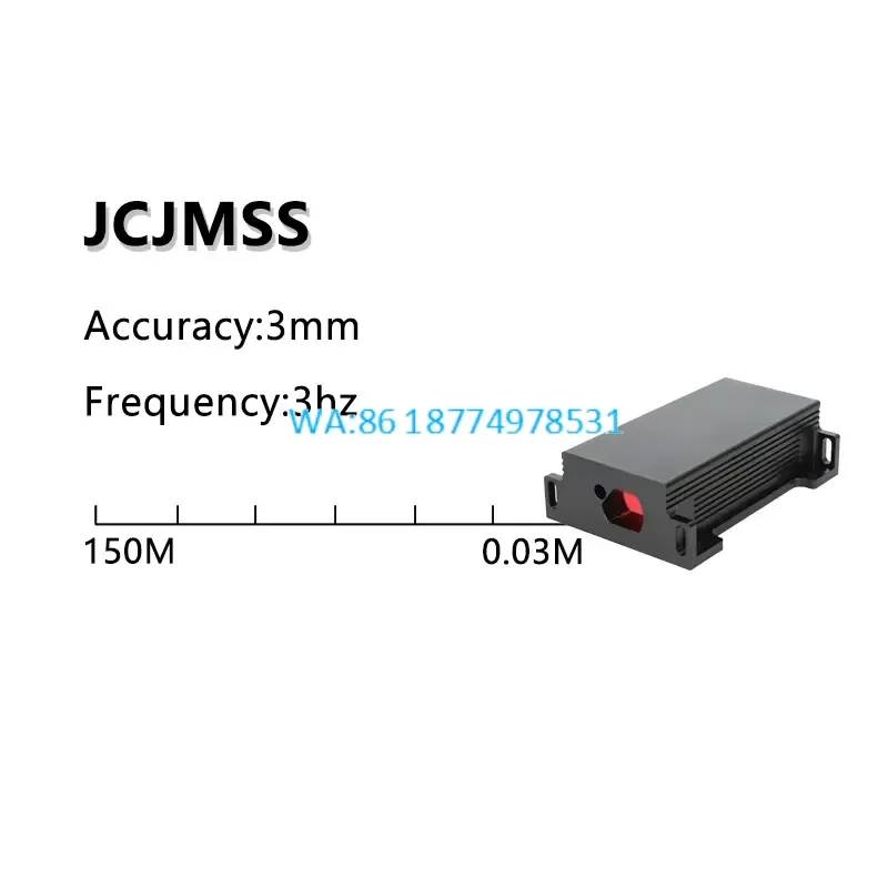 Wmwmnu Industrial Distance Sensor Ethernet IP67 Elevator Ranging 100m for CNC