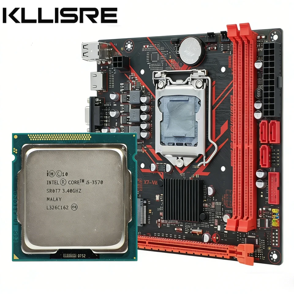 Kllisre B75 메인보드 LGA 1155 소켓 DDR3 M.2 NVMe(인텔 i5 3570 CPU 포함) 썸네일 5