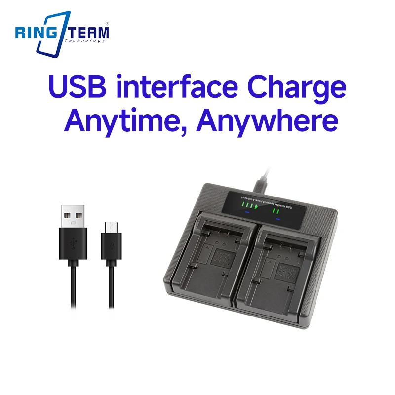 

VBK-180 LCD Dual Battery Charger for Panasonic HDC-SD60/80 TM55/60/80/90 HS60/80 SDR-H85 T50 S45 S50