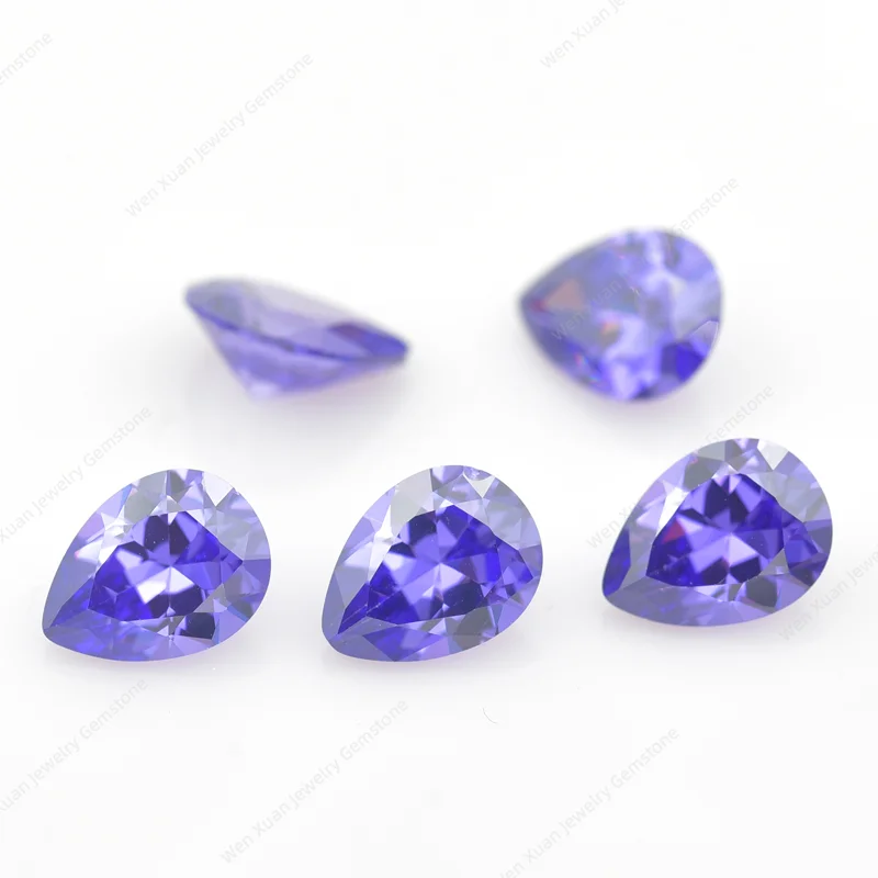 Pear Shaped Loose Cubic Zirconia AAAAA CZ Stone 2x3mm~13x18mm High Quality for Jewelry Beads