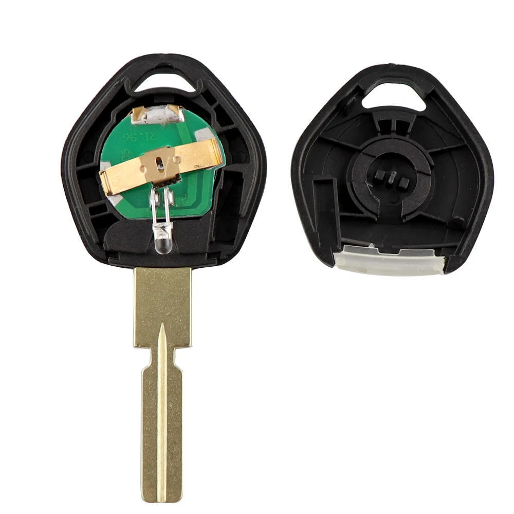 Car Key Shell For BMW 3 5 6 Series X3 X5 Z4 Z8 E36 E34 E38 E39 HU58 Uncut Blade With LED Light Old Style Transponder Key Case