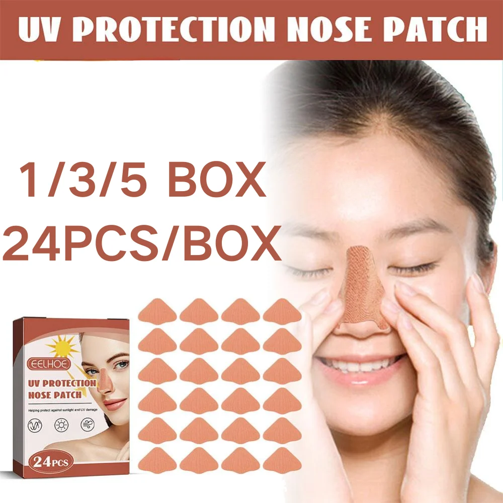 Sunscreen Nose Patch For Summer Outdoor Breathable Nose Skin Sun Protection Patch Refreshing Facial Sunblock Patches