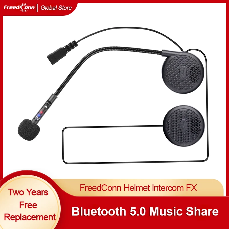 

FreedConn Motorcycle Intercom Wireless Bluetooth Helmet Headset Headphone Moto Earphone Music Play Speaker Motorbike Intercom