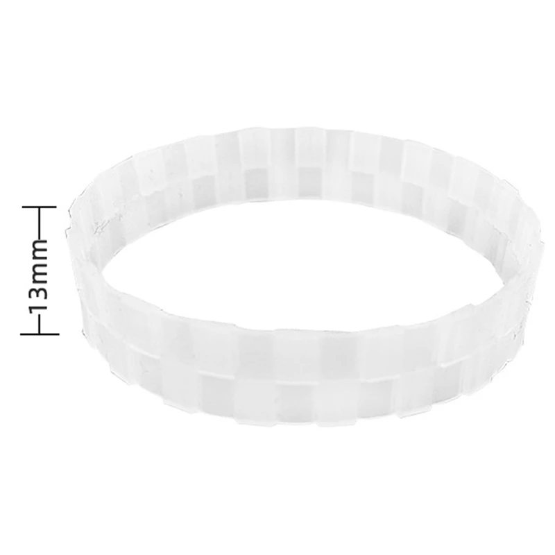 Cocok untuk Ecovacs Sweeper aksesoris cincin ban untuk Xiaomi Mijia Rock penyapu anti-aus kulit ban, 4PCS