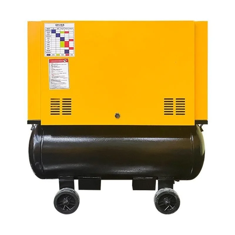 Mobile Integrated Screw Air Compressor Industrial Grade Permanent Magnet Silent For Auto Repair