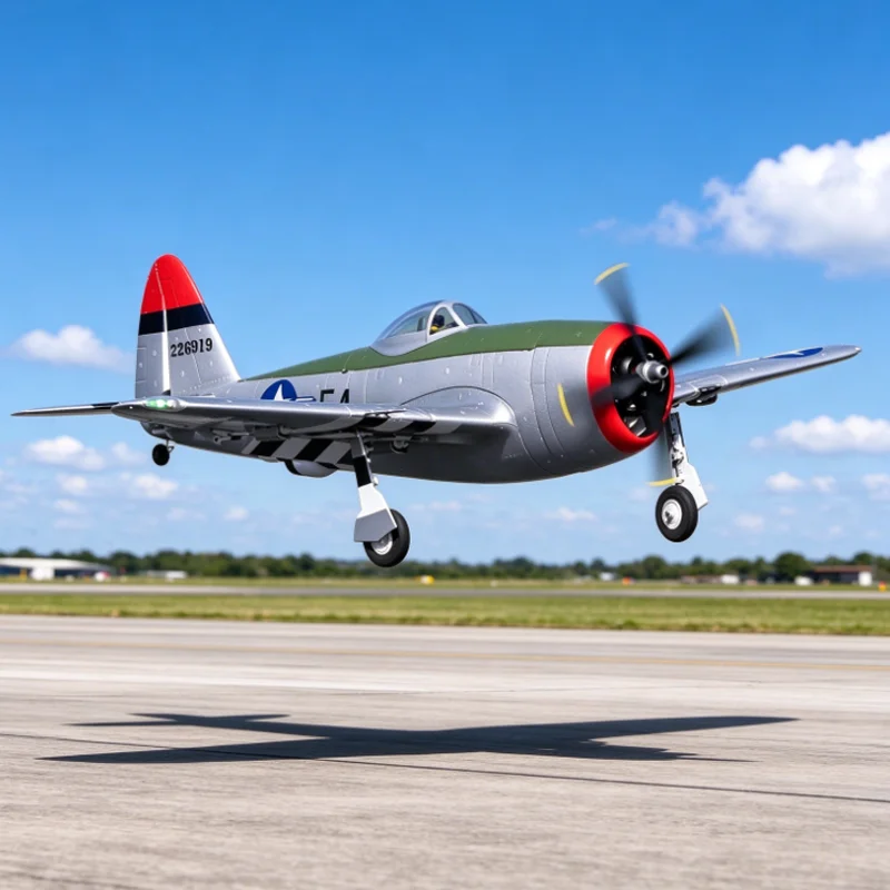 Horizon Hobby Micro P 47 Thunderbolt 625mm Wingspan RC Airplane With Flaps Remote Control Aircraft Model For Hobby Players