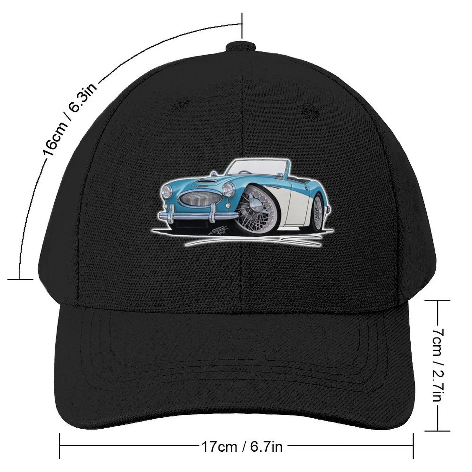 Austin-Healey 3000 Blue/White Baseball Cap Dropshipping Rave Trucker Hat Anime Hat Luxury Woman Men's