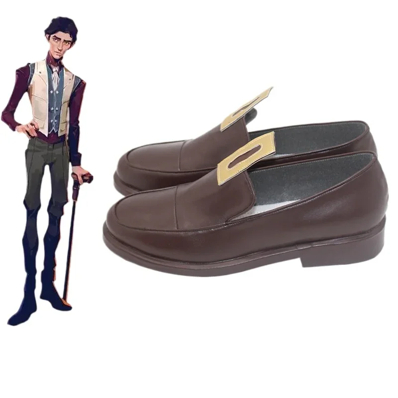 Anime Schoenen Cosplay LOL Arcane Viktor Laarzen Aangepaste Halloween Party Props in grote maten voor zowel mannen als vrouwen