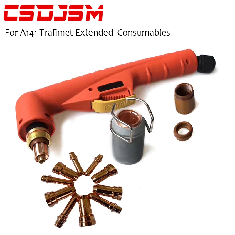 Trafimet A141 PR0116 PD0111 1.1mm 1.4mm 1.7mm 1.9mm P1502 PE0103 PC0101 Electrode Nozzle Torch Diffuser Plasma cutter torch