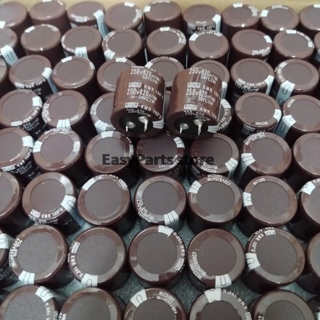 1PCS horn-type capacitors: 200V 250V 680UF and 200V 250V 820UF, dimensions: 30x30/25x35/22x40MM