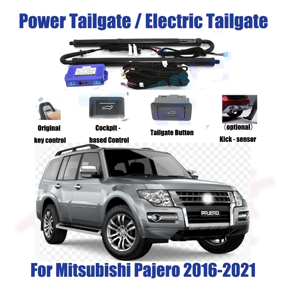 For Mitsubishi Pajero 2016-2021 Car Automatic Lifting kit Opening Trunk Intelligent Electric Lift Tailgate