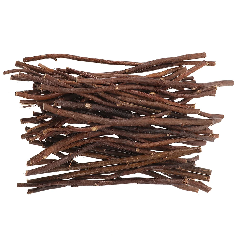 

50 Pcs Natural Dry Branches Twigs Sticks Wood for DIY Crafts Halloween Materials