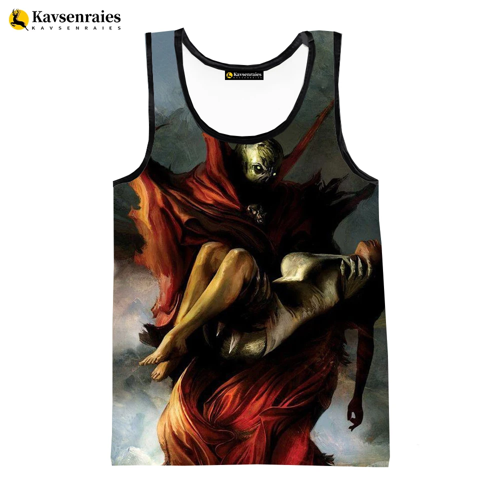 2023 Hot Sale Anime Spawn 3D Printed Tank Tops Men Summer Fashion Casual Sleeveless Shirts Harajuku Streetwear Oversized Tops