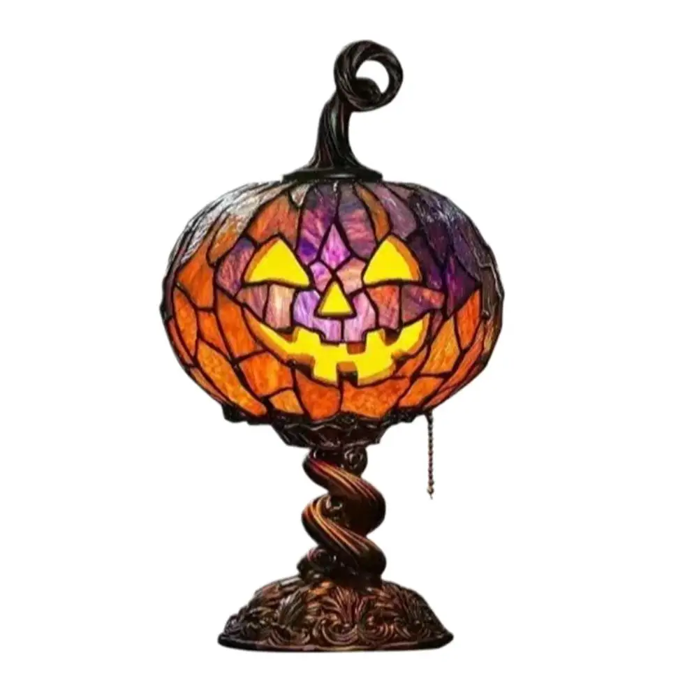 Halloween-Nachtlicht, farbecht, LED-Schreibtischlampe, dekoratives Element, Halloween-Kürbis-Tischlampe für Zuhause, Schlafzimmer, Wohnzimmer. – Detail 10