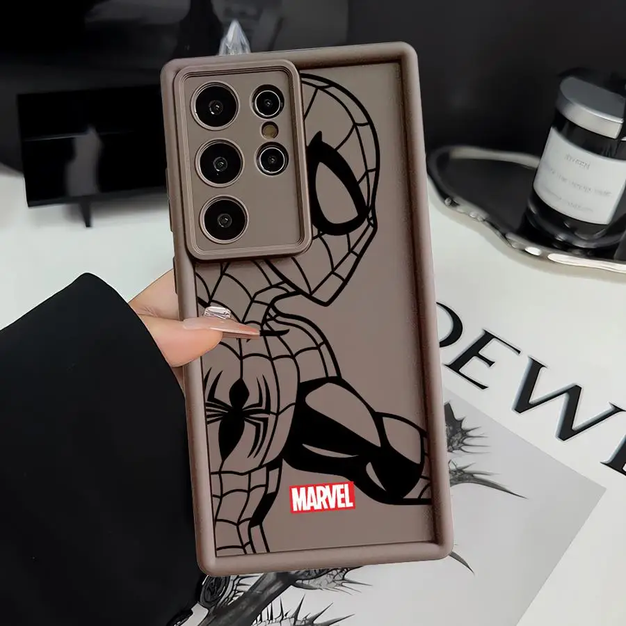 Marvel SpiderMan IronMan Phone Case for Vivo Y21A Y22S Y15S Y20 Y19 Y22 Y51 Y35 Y36 Y20i Y21 Y50 Y16 Y17 Soft Cover Funda Capa