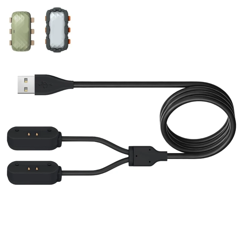 U55B Long Pet Trackers Charging Cable Wire Line With Double USB Port Tip