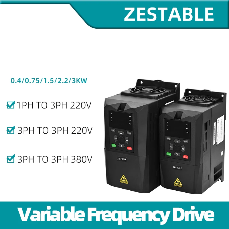 Frequentieregelaar Converter omvormer 3KW 4KW 5.5KW VFD AC 380V Motorsnelheid ​ ​ ​ ​ ​ ​ Controller