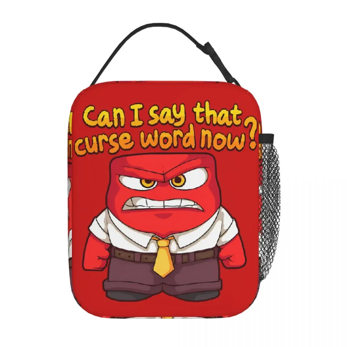 Can I Say That Curse Word Now Product Insulated Lunch Bags For Picnic Anger Emotion from Inside Out Food Storage Bag