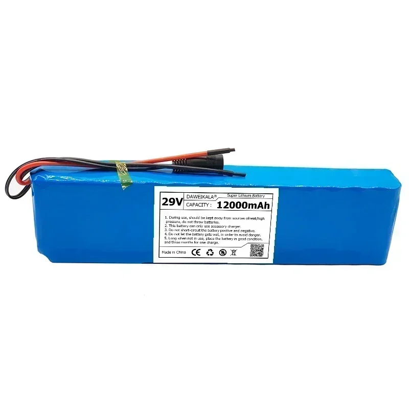 7S4P 24V-29V lithium-ion battery pack, electric bicycle/scooter engine rechargeable battery, 30A BMS+charger 29.4V, 20Ah