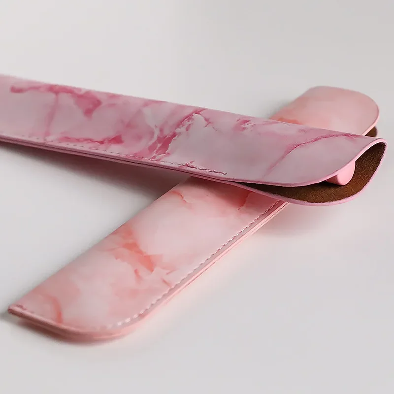 

Marbling Pattern Small Pencil Bag Protective Sheath for Pens Pencils Student Teacher Stationery Gift for Friends