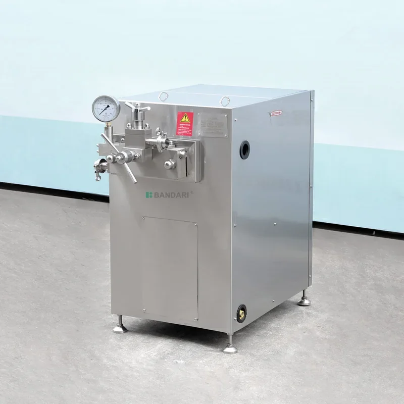 Commercial Small Emulsification High Speed Dispersion Shear High Pressure Homogenizer Milk Soy Milk Juice Beverage