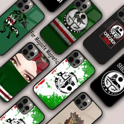 Flag of Chechnya Magnetic Phone Case For APPLE iPhone 17 Air 16 14 13 12 Pro Max 15 Plus Wireless Charge With MagSafe Cover